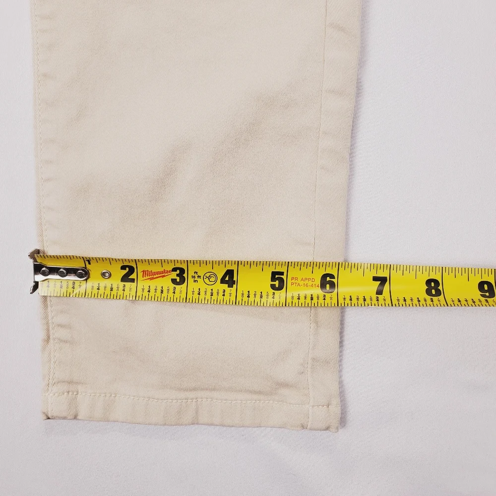 Zara Kahki Moto Pants Size 12 - Picture 9 of 16